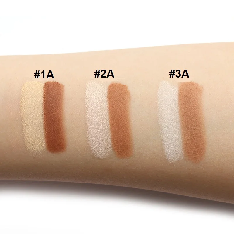 Новинка 2017 года Косметические румяна Хайлайтер с эффектом загара 2 Diff Цвет