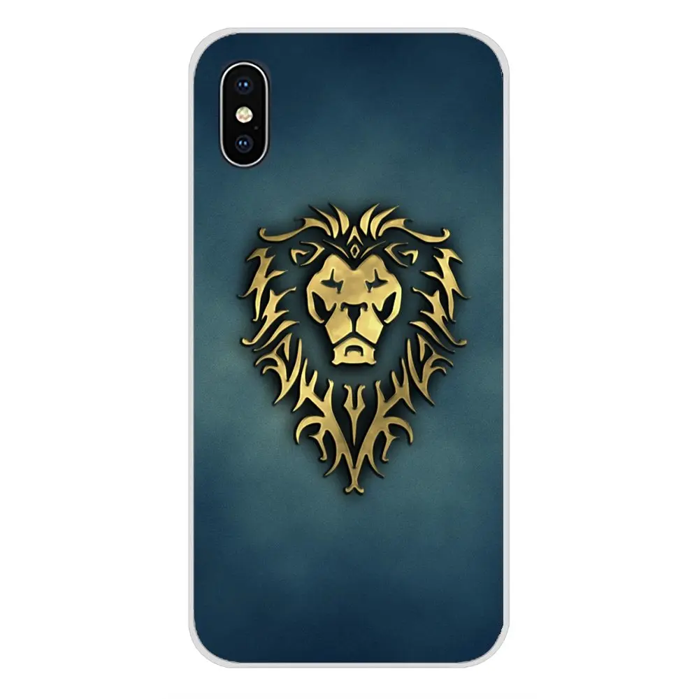 Accessories Phone Shell Covers For Motorola Moto X4 E4 E5 G5 G5S G6 Z Z2 Z3 G G2 G3 C Play Plus game World of Warcraft Alliance | Мобильные