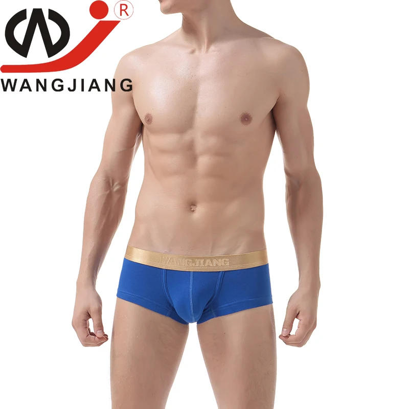 WJ Мужское нижнее белье боксеры Calzoncillos Cueca шорты мужские трусы брендовые