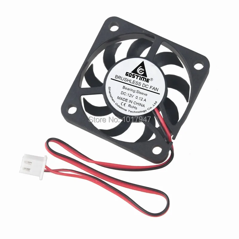 200Pieces LOT GDT 12V 2P XH2.54 4007S 4cm 40mm 40x40x7mm Brushless DC Cooling Cooler Fan