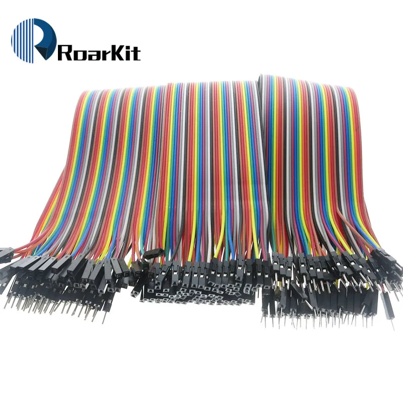 Dupont Line 120 шт. 30 см 40Pin штекер + гнездо и перемычка Кабель для Arduino DIY KIT|jumper wire|line