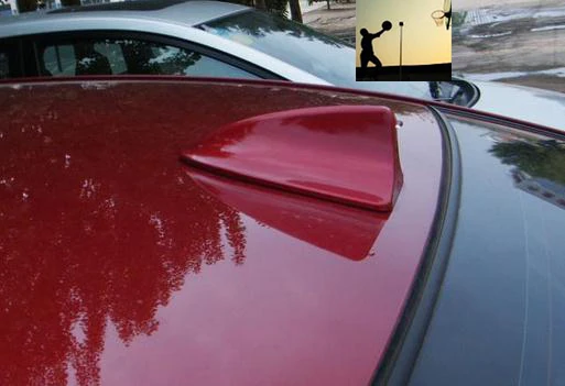 Автомобильный Стайлинг сигнальный радиоприемник Акулий плавник для peugeot Volkswagen vw