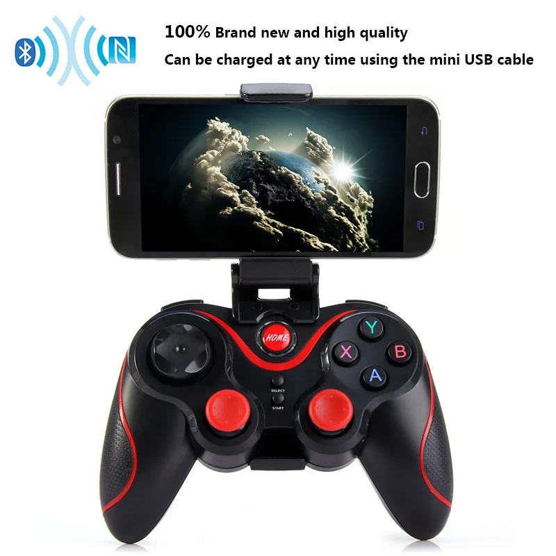 100% Оригинал Terios T3 Android jogo Игры пульта Джойстика sem fio пункт Bluetooth Смартфон Tablet PC caixa