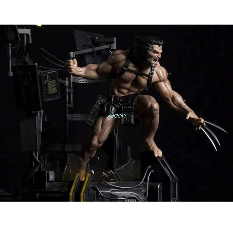 3" X-men статуя супергероя бюст Росомаха Джеймс хаулетт полноразмерный портрет Logan Howlett GK фигурка игрушка коробка 80 см B1602