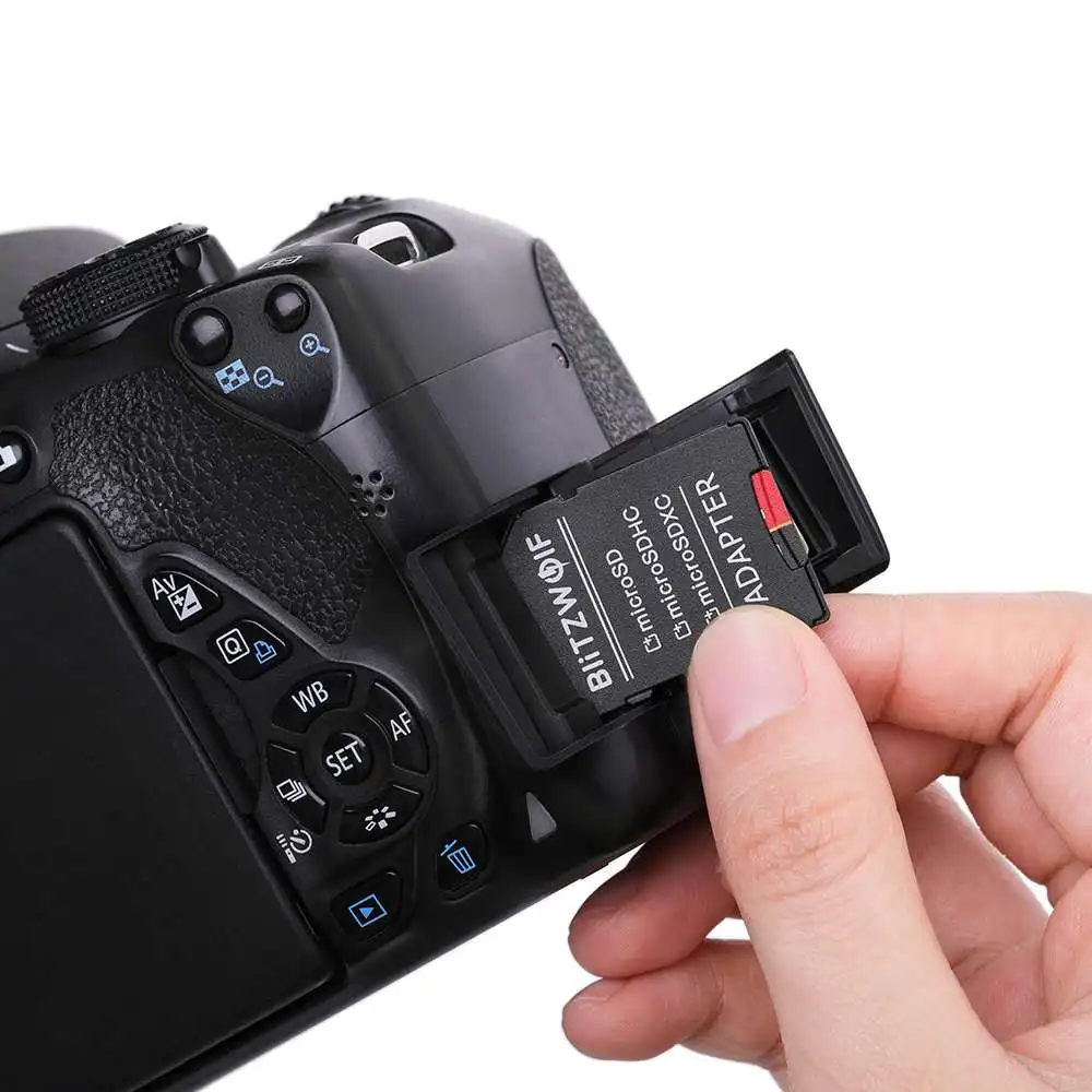 BlitzWolf BW-TF1 класс 10 UHS-1 16 ГБ 32 ГБ UHS-3 V30 64 Гб 128 Гб Micro SD карта памяти с адаптером