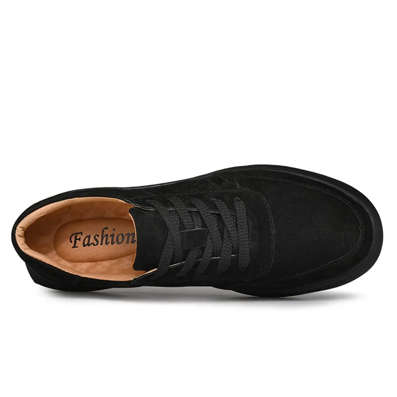 CLAX мужчин кожаные ботинки Мода мужской Повседневное обуви замши Для прогулочная