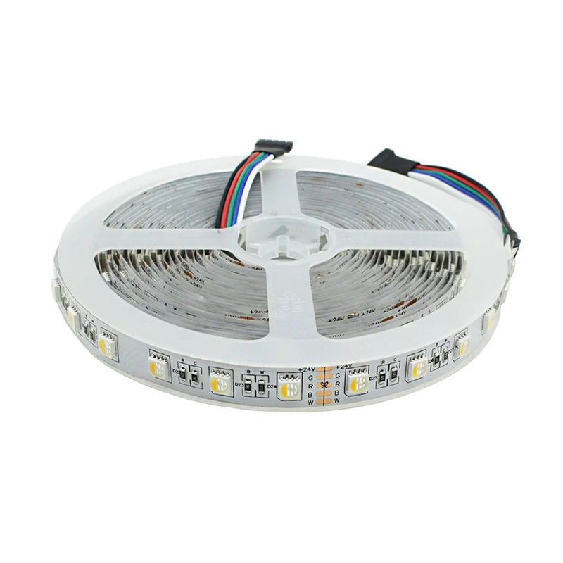 Новый светодиодный RGBW/RGBWW светодиодные ленты DC 12V 5050 Smd 5 м/рулон 60 бусин на метр RGB +
