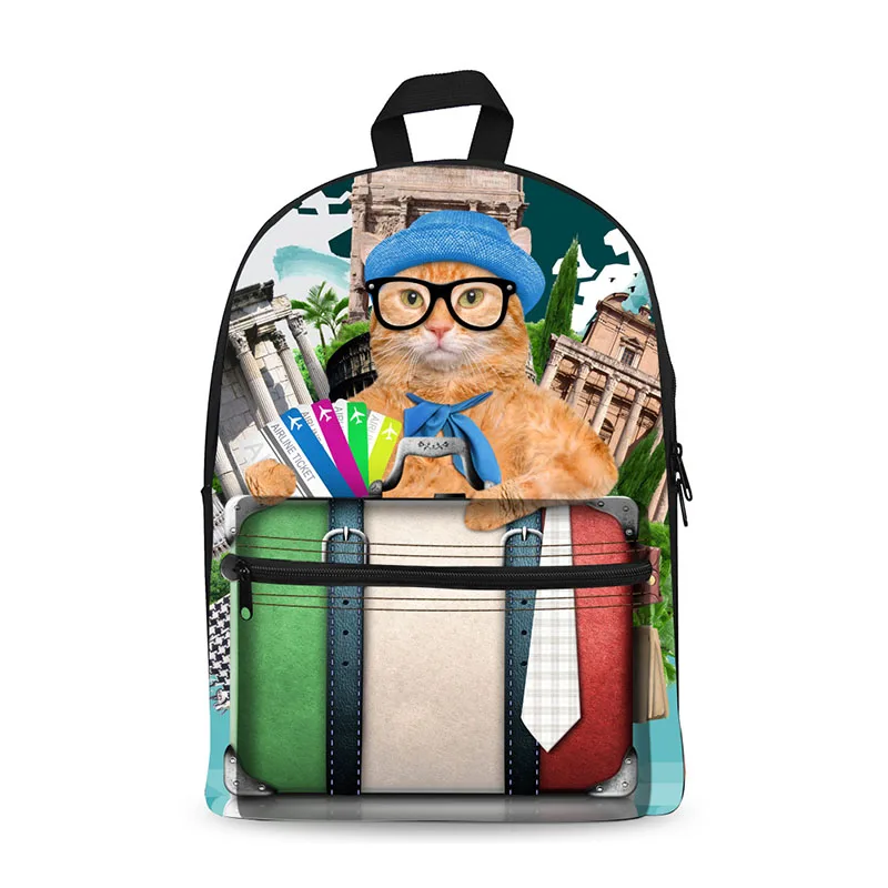 Anyfocus холст мальчик девочка рюкзак Детская сумка для мальчиков-подростков
