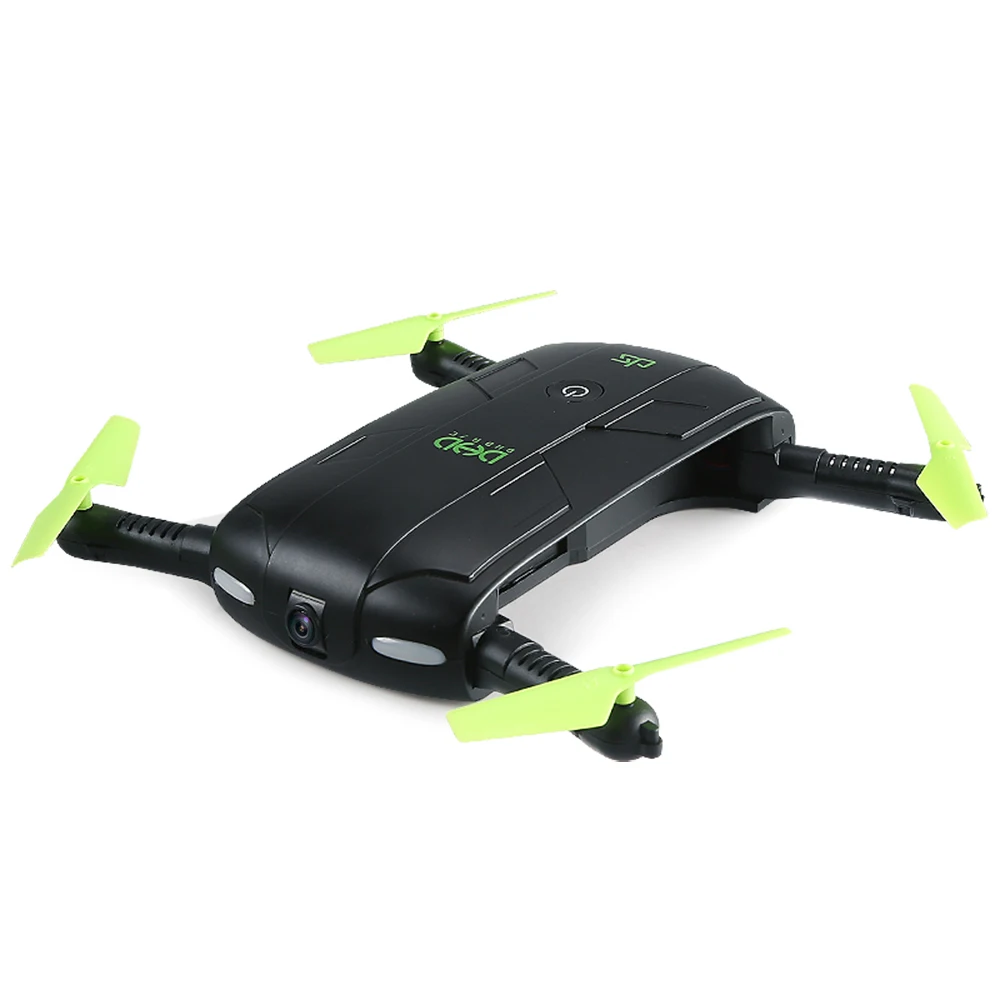 DHD D5 Quadcopter селфи Радиоуправляемый Дрон с WI FI FPV 480 P Камера в сложенном виде