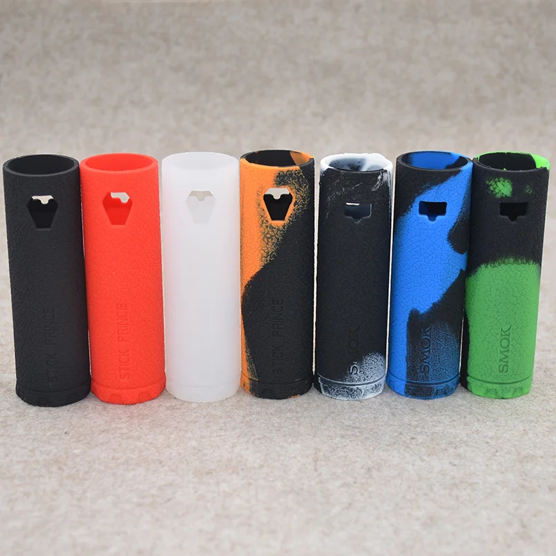 2 шт SMOK Stick Prince Kit чехол из кожи и силикона чехол для обёртывания наклейки подходят для vape Smoktech SMOK Stick Prince Kit MOD Shield