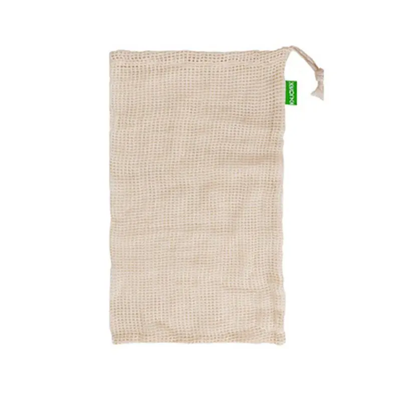 

Reusable Cotton Mesh Drawstring Washable Fruit & Vegetable Storage Bags Pouch