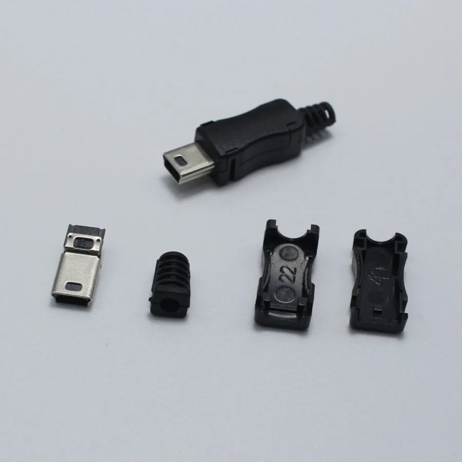 10 шт. DIY OTG Mini Type B USB 5Pin сварочный штекер разъем 4 в 1 адаптер черный|plugs diy|plug in wall lampplug