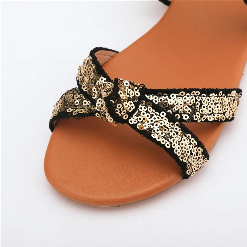 Женские сандалии на плоской подошве MORAZORA летние туфли без шнуровки расшитые