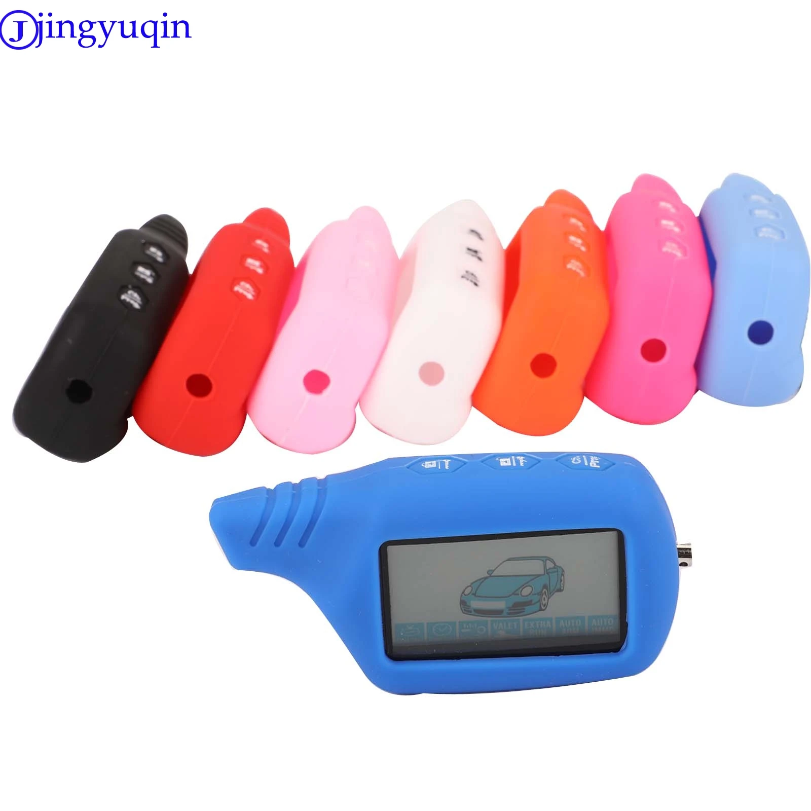 Чехол для ключей jingyuqin Panther B9/B6 ЖК силиконовый чехол Starline B9/B91/B6/B61/A91/A61/V7 пульт