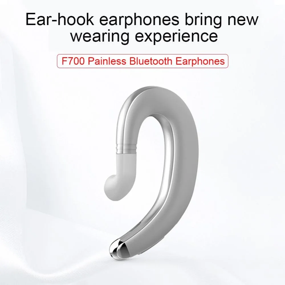 F700 костной проводимости Bluetooth наушники громкой связи бизнес наушники вкладыши беспроводная гарнитура с микрофоном