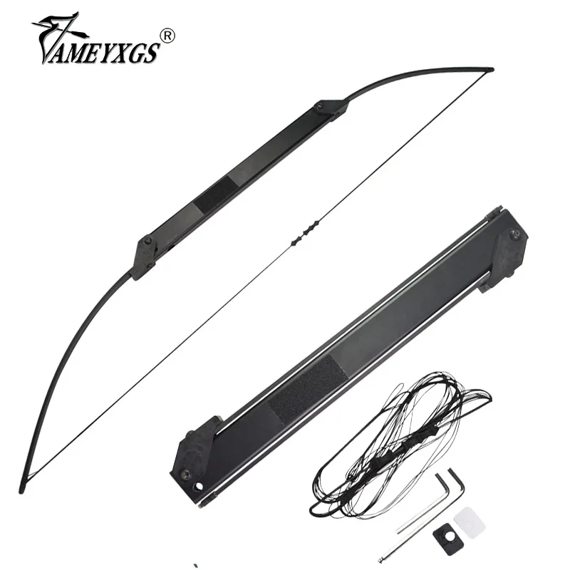 1 шт. стрельба из лука 30-50lbs портативный складной лук прямой подростки выстрел для