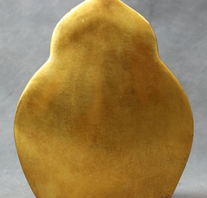 Тибетский Чисто Латунь 1000 Руки Кван-инь Гуаньинь Бодхисаттвы Богиня Статуя Будды