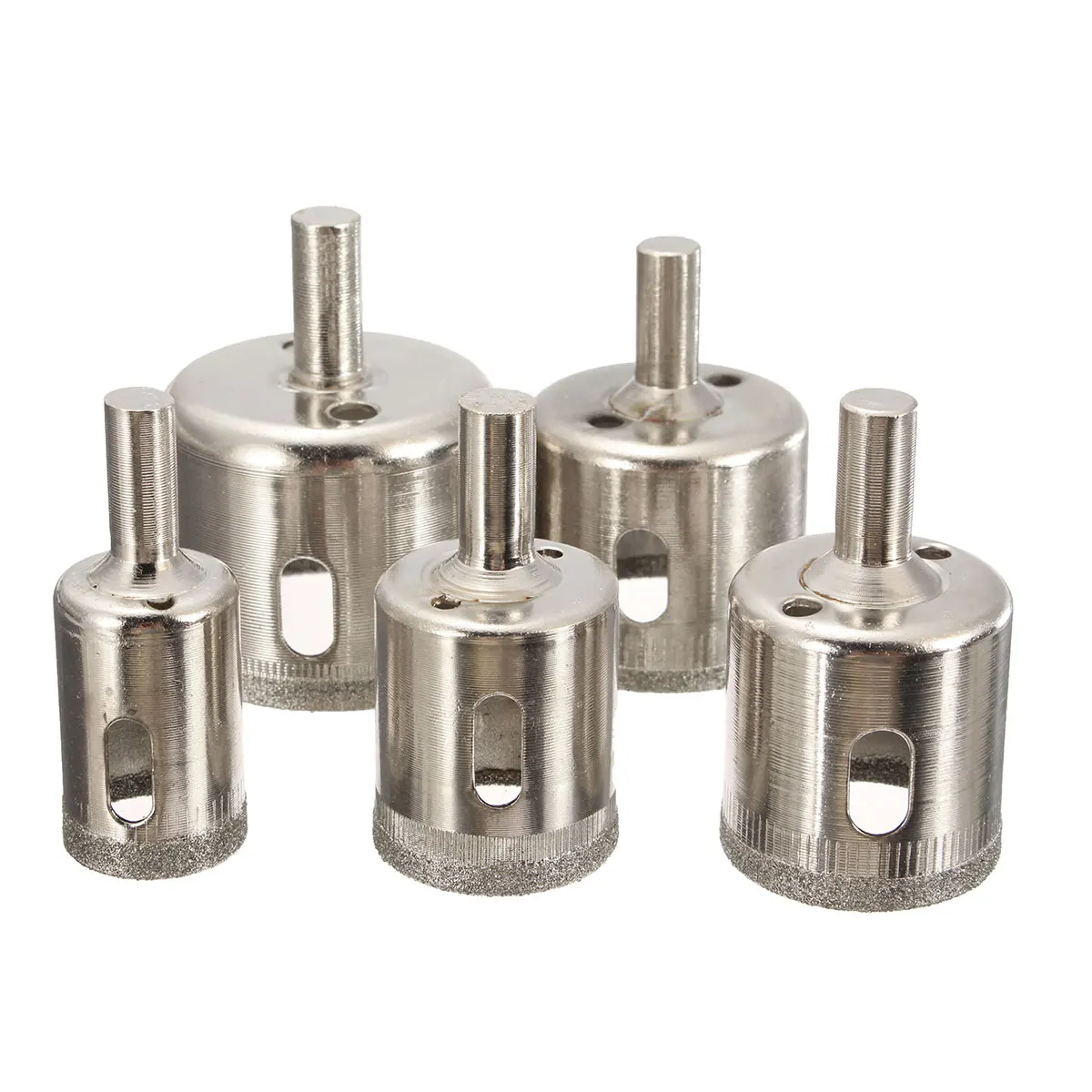 XNEMON Diamond Hole Saw Coated Drill Bit Set Tile Glass Marble Granite Slate Drilling Cutting Tool 20 26 30 35 42mm 5Pcs/Set | Инструменты