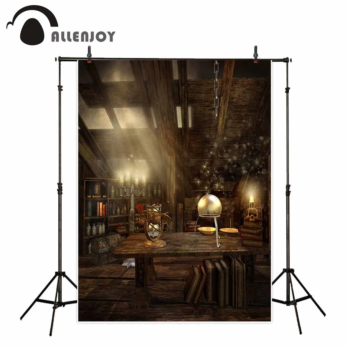 Allenjoy фон для фотографий Хэллоуин винтажный студийной фотосъемки с изображением