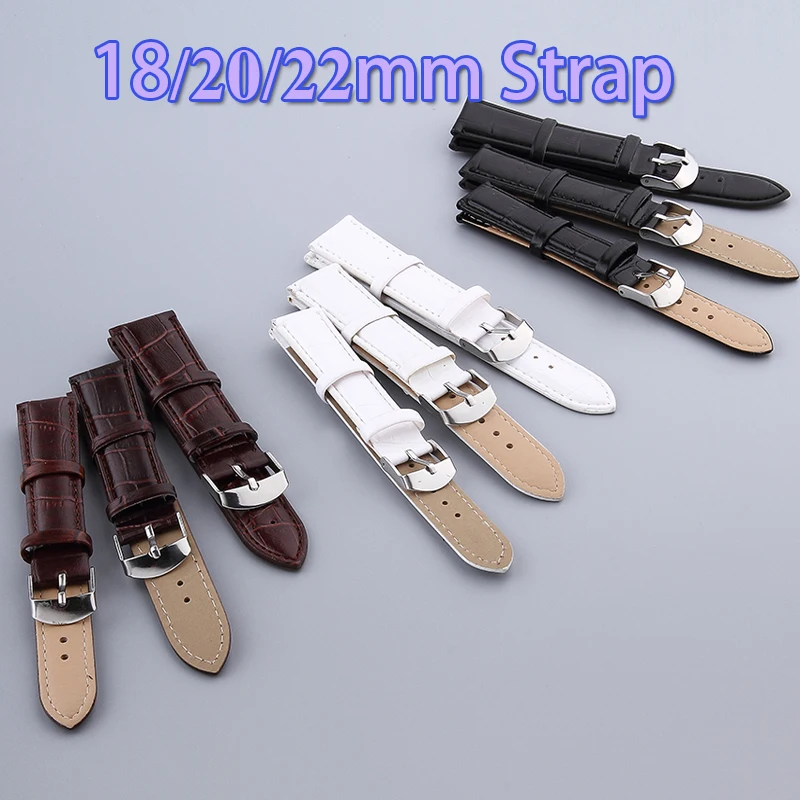 3 шт./компл. ремешок для часов из искусственной кожи высокого качества черный