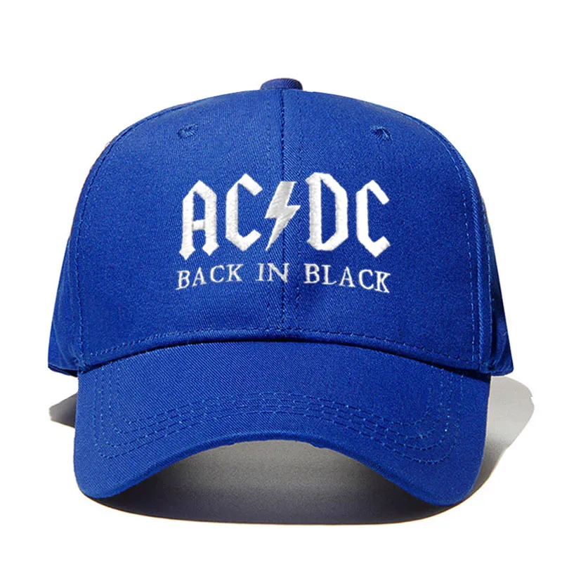 Бейсбольная кепка AC/DC в стиле рок, хип-хоп, Мужская бейсболка с вышитыми буквами, Повседневная Кепка для диджея, рок, папы, Прямая поставка
