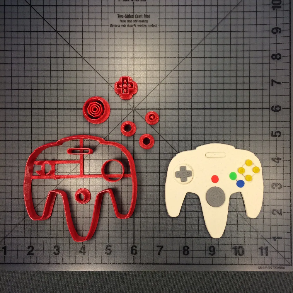 Видео игры N64 контроллер резак печенья на заказ 3D печатная форма для украшения