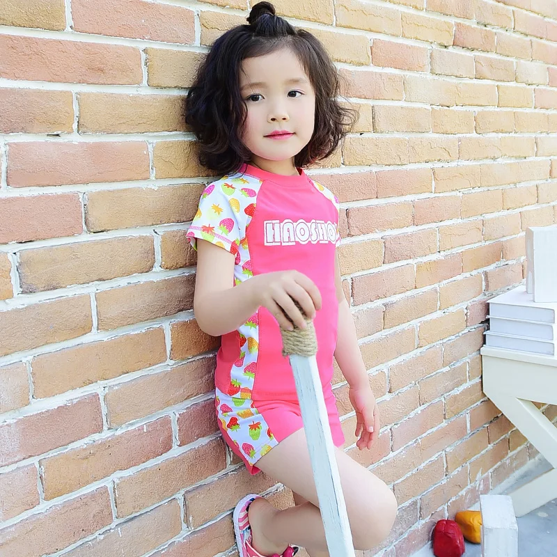 Детский купальный костюм из двух предметов купальные костюмы для девочек с