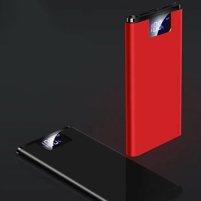Power Bank для samsung 20000 mAh портативное зарядное устройство для мобильных телефонов с светодиодный цифровой дисплей внешний аккумулятор