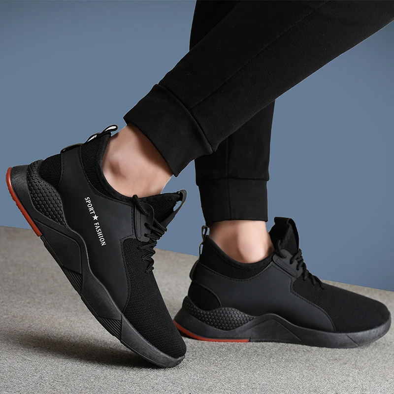 Новинка 2019 года Летняя мужская обувь кроссовки повседневная на шнуровке модная