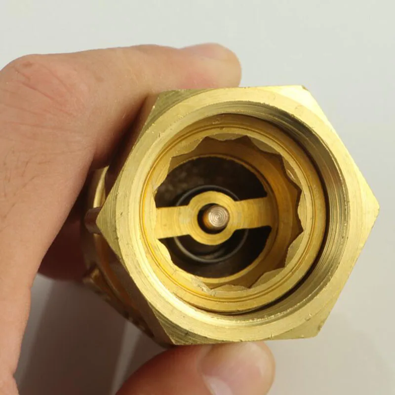 Медный медный обратный клапан 3/4 'ɽN20 женский резьбовой поворотный 1/2''