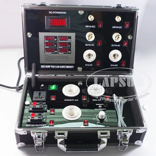 Светодиодный алюминиевый чехол с измерителем мощности 0 ~ 110V 220V AC|case led|power metercase case