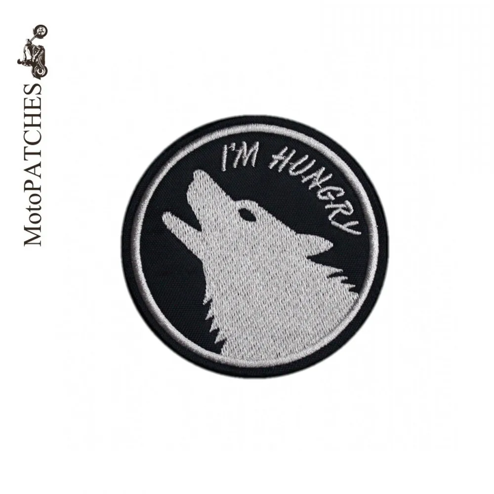MotoPATCHES I'M Hungry всадник Волк Rock Heavy Metal MC мотоциклетный Байкерский жилет костюм