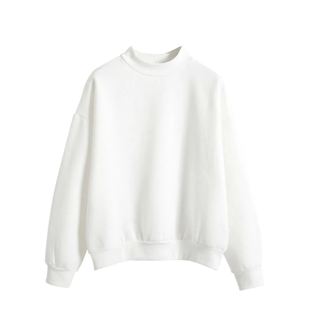 Новая популярная женская Повседневная Толстовка с длинным рукавом свитшот