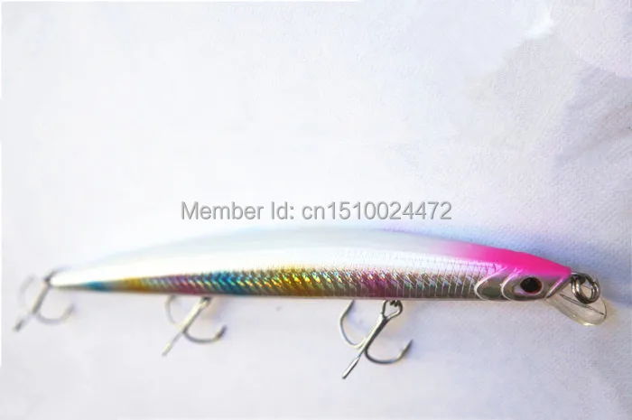 Minnow Bait Floating Type Big Lure 17.5cm/30g Violet Color | Спорт и развлечения