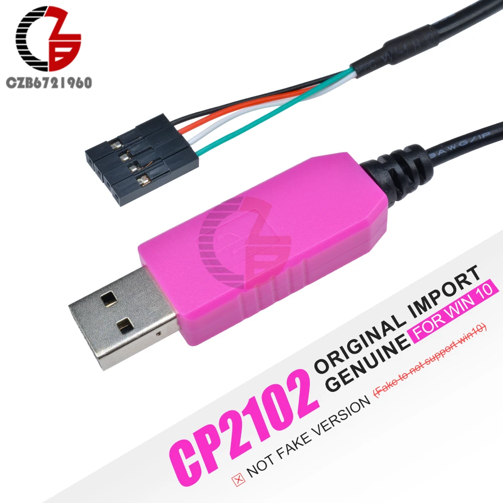 Фото Оригинальный 1 м CP2102 USB к TTL последовательный кабель СКАЧАТЬ консоль отладки Оригинальный 1 м CP2102 USB к TTL последовательный кабель СКАЧАТЬ консоль отладки