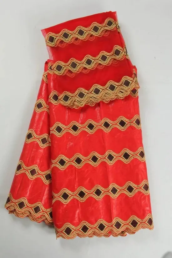 Базен Ткань с бисером 2017 Африканский Кружево Высокое качество Бесплатная