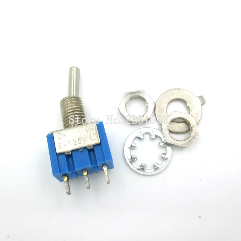 10 шт./лот MTS 102 3 Pin SPDT ON 6A 125VAC миниатюрный переключатель|switch switch|switch on-onon-on switch |