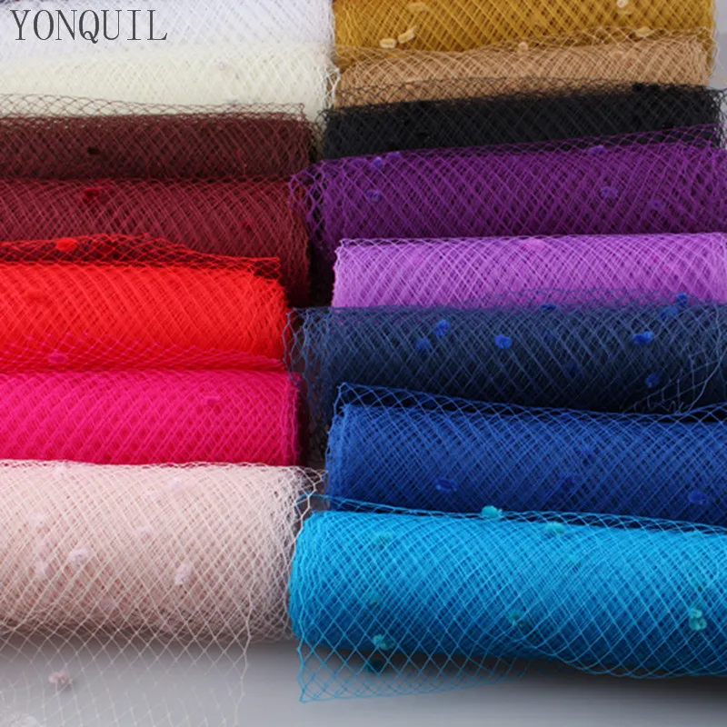 Фата для птичьей клетки в горошек аксессуар невесты из сетчатой ткани