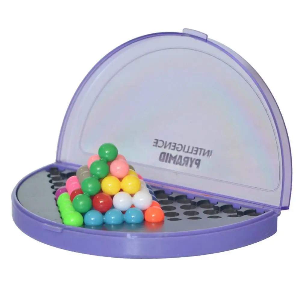 Горячая Распродажа Детские IQ пирамиды бусы Головоломка мозги тизер развивающие