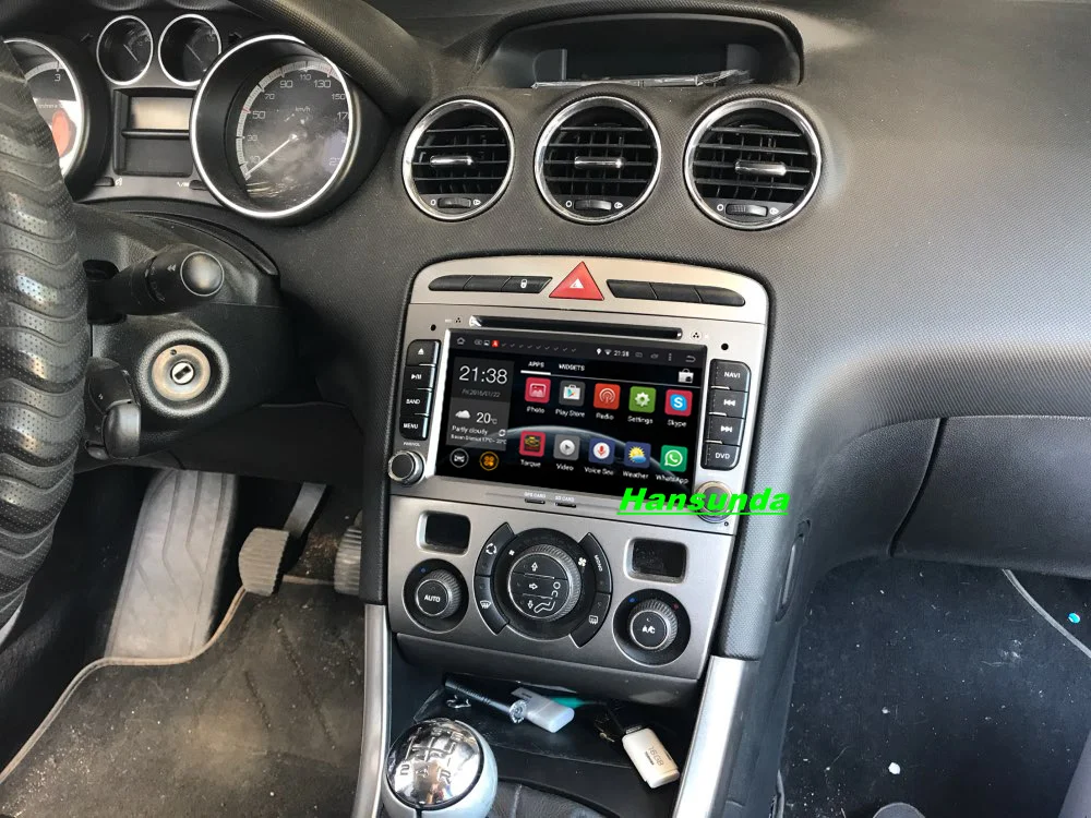 2 ГБ+ 16 ГБ Android 6,0 1024*600 Автомобильный dvd плеер для peugeot 308 408 с 3/4G WI-FI gps/ карта BT SWC OBD
