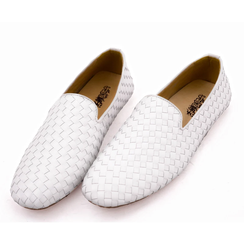 Men's Loafer Shoes Genuine Leather Casual Drive Knitted Breathable Rubber Sole 2019 New Pop Style | Обувь