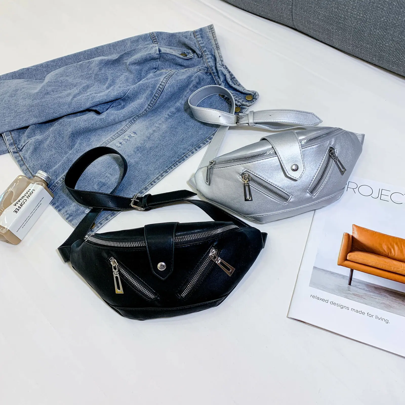 Новинка 2019 хит Мужская Женская поясная сумка на молнии Hip Camping пояс спортивная