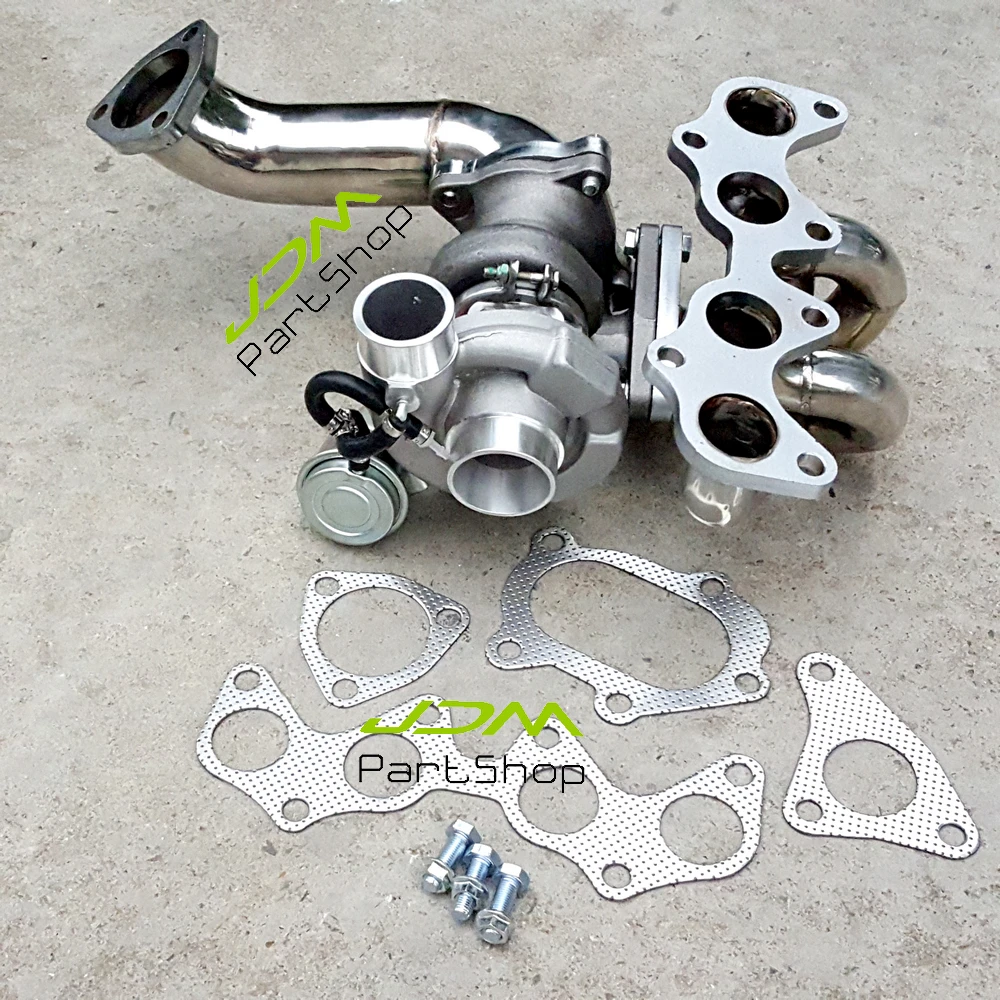 Выпускной коллектор + пуховая труба Турбокомпрессор TD04 для Toyota Starlet EP82 EP85 EP91 80/ 90