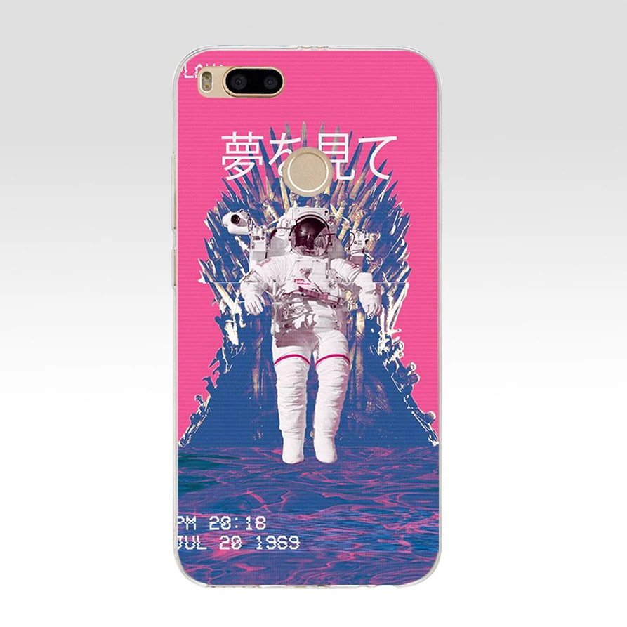 129SD эстетика vaporwave Мягкий Силиконовый ТПУ чехол для телефона для xiaomi redmi 4A 4X note 4 4x mi A1 A2 lite - Цвет: 26