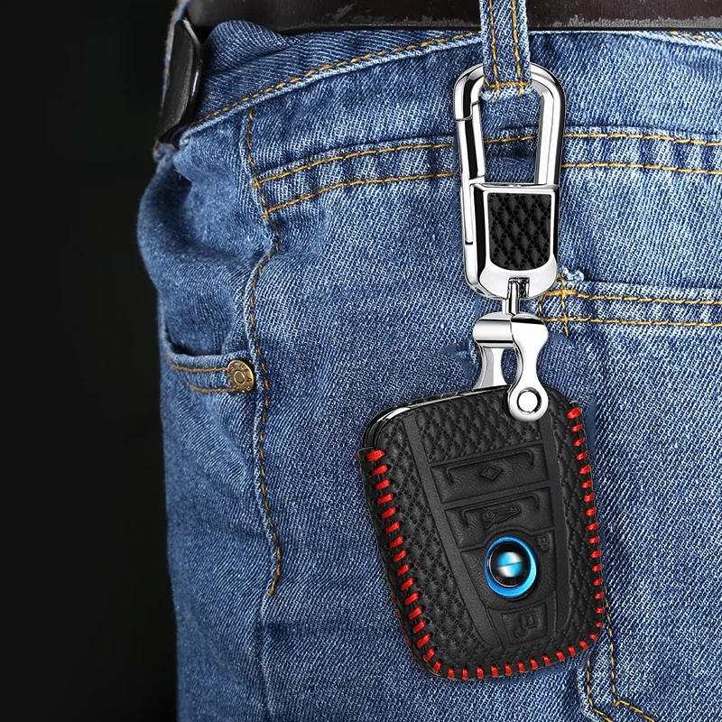 Кожаный чехол для ключей bmw i3 i8 2014 2016 2018 ключи ключ держатель кошелька key holder