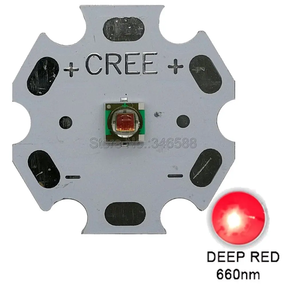 Светодиодный светильник Cree XLamp XPE 10 шт. 1 Вт 3 фото красный 655 660нм 2 5 В 1000 мА