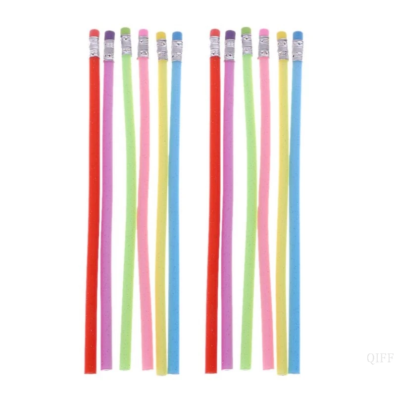 Два кольца в одном 12 шт./набор гибкий карандаши детские игрушки гнущийся пишущий