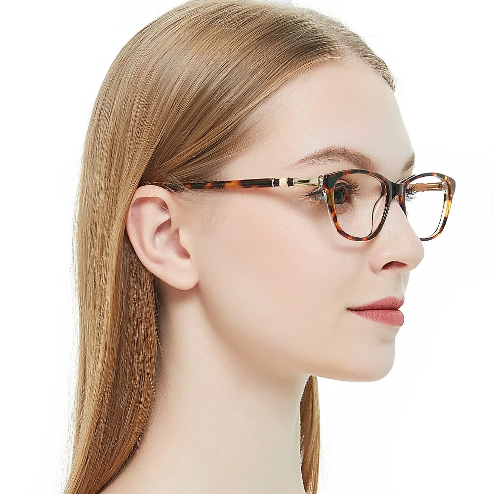 

Prescription Glasses Women Myopia Prescription Eyeglasses Acatate Optical Frame Eyewear MARE AZZURO NAI