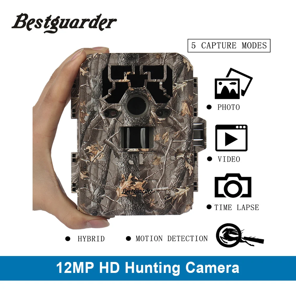 

DTC-880V 12MP 1080P HD Game & Trail Hunting Camera 36pcs 940nm IR LEDs and Waterproof IP66 Motion Detection Night Vision chasse