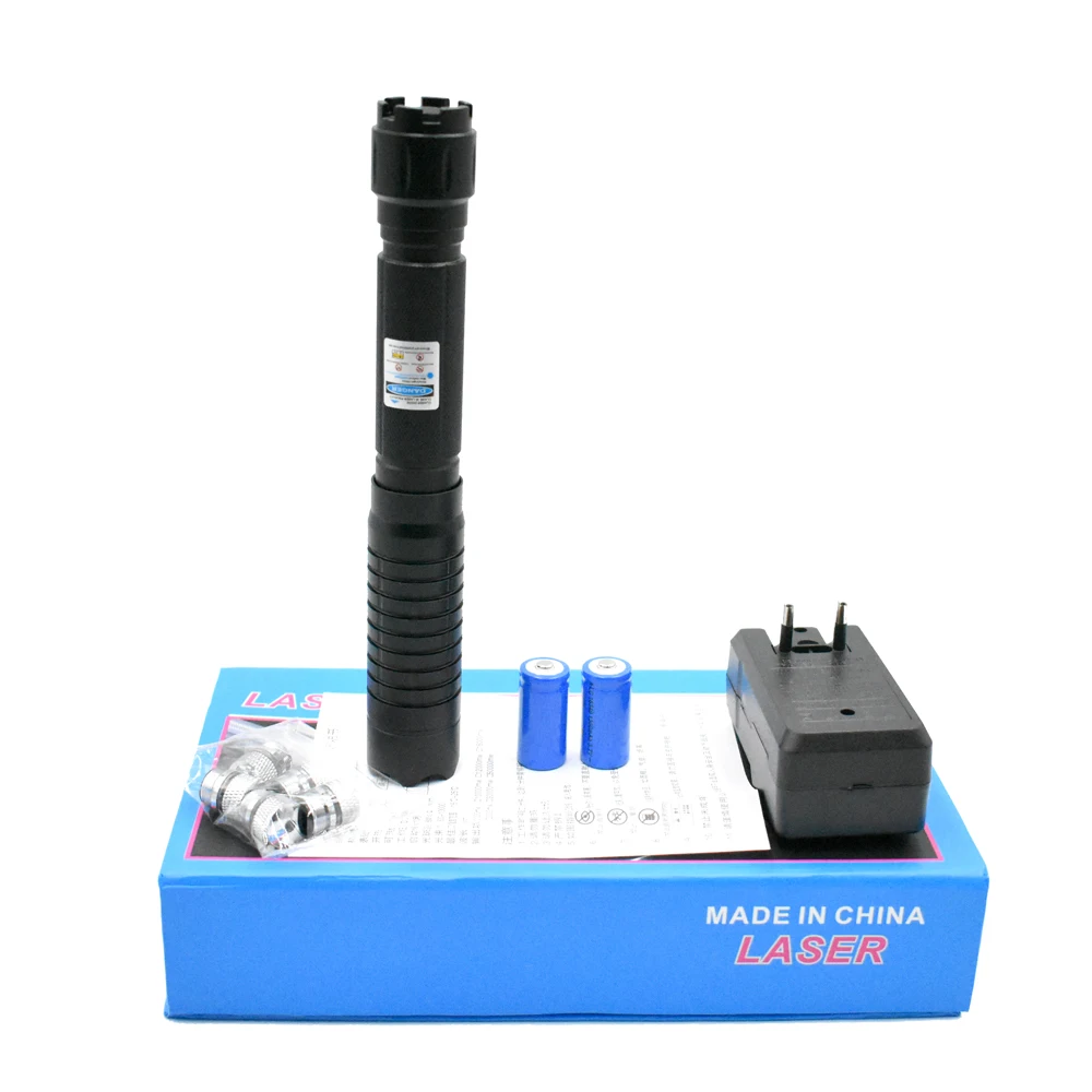 Самая мощная Военная Синяя лазерная указка с высокой мощностью 450нм ручка